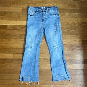 Women’s high rise cropped jeans